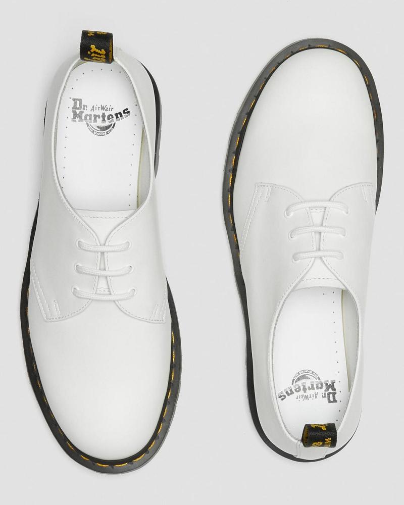 Zapatos Oxford Dr Martens 1461 Iced Smooth Cuero Mujer Blancos | MX 441FDN